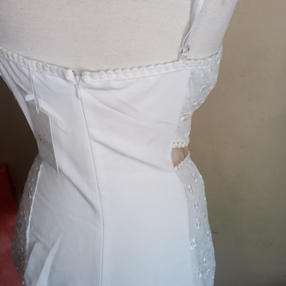 BRAND NEW WITH TAGS LARGE SPRING LACE WHITE DRESS - Picture 3 of 11
